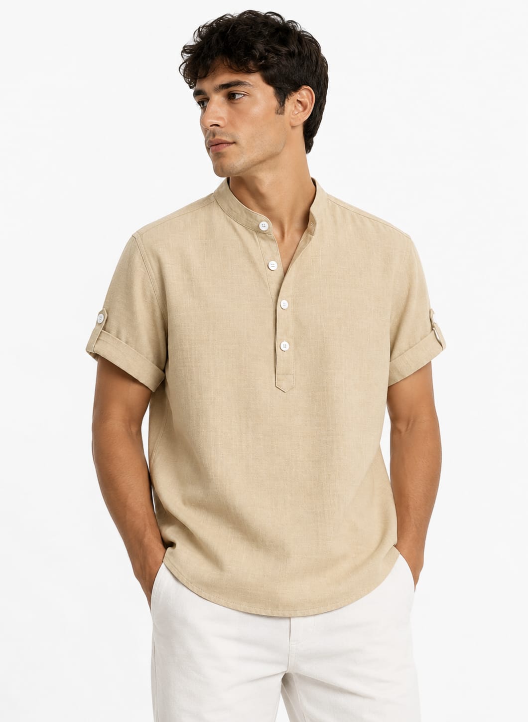 HALF COLLAR SHIRT ...
