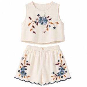 top and short set
